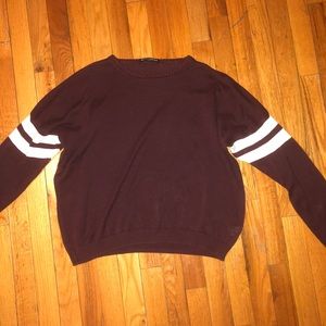 BRANDY MELVILLE varsity crew neck sweater